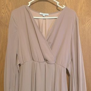 Baltic Born long dress, blush color between pink and mauve